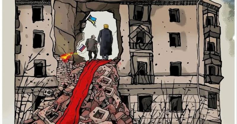 Червона доріжка для злочинців, майданчик для автократів, стиль переговорів. Нові фотожаби від 