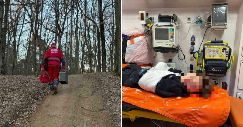 У Мукачеві лікарі подолали 1,5 км лісових стежок, щоб надати допомогу пораненому підлітку (ФОТО)