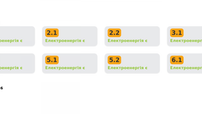 Львівобленерго оновило план відключень електроенергії на 14 березня.