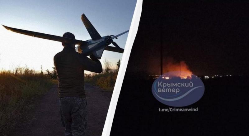 Безпілотники завдали потужного удару по Криму, націлившись на аеродроми (відеоматеріал)