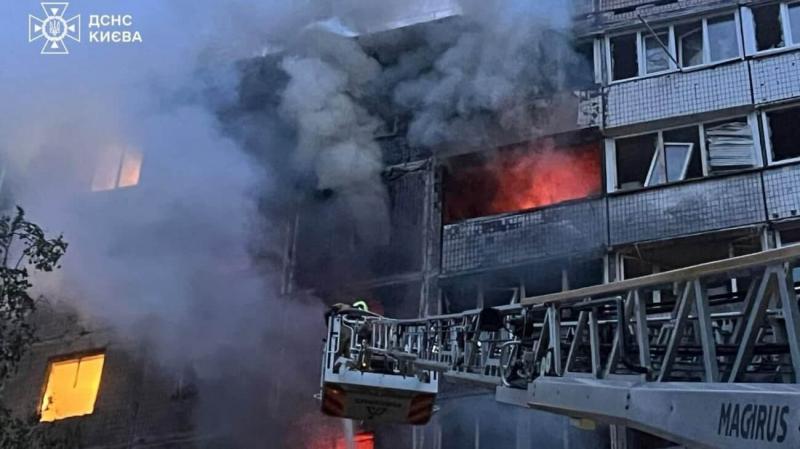 Внаслідок агресії ворога в Києві загинуло дві особи, серед постраждалих є четверо дітей.