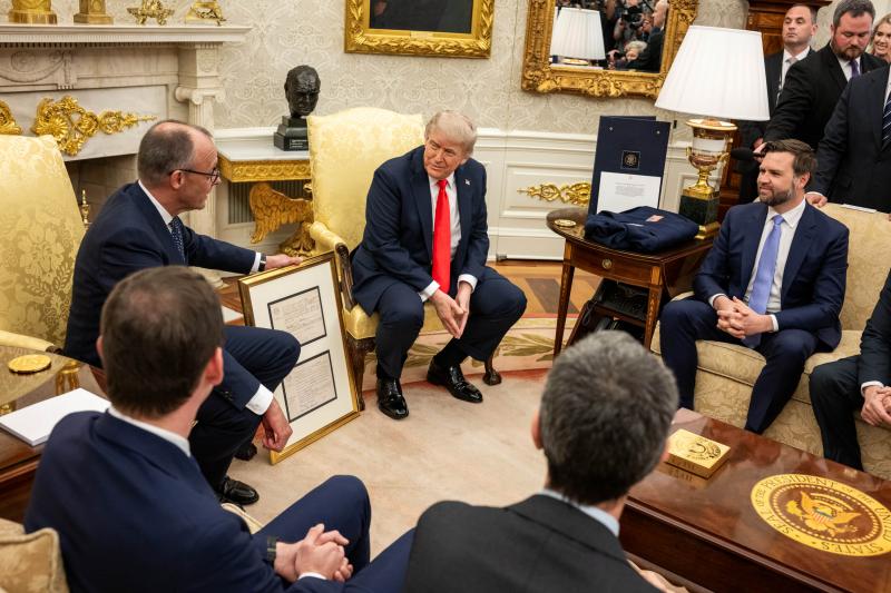 Після зустрічі з Трампом Мерц підкреслив спільну відповідальність у посиленні тиску на Росію.