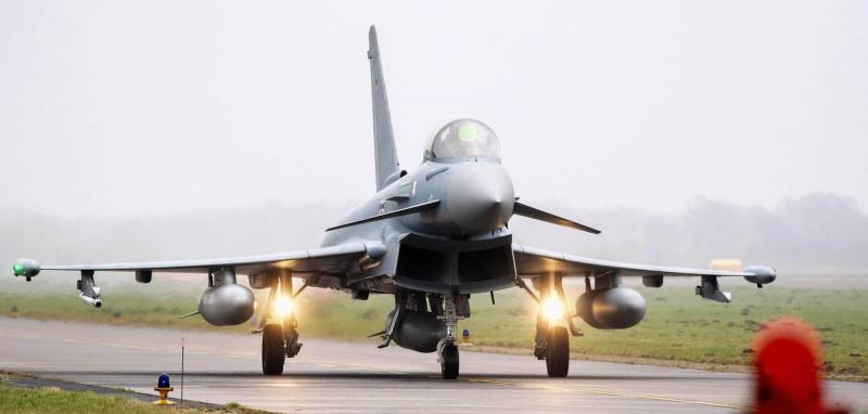 Німеччина відправила до Польщі винищувачі Eurofighter у зв'язку з підготовкою до навчань 