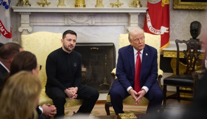 Зустріч між Трампом і Зеленським у Вашингтоні була напруженою: США відмовилися надати Tomahawk, повідомляє CNN.