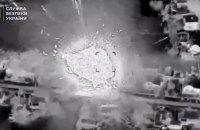 Оперативники СБУ знищили російські склади та бази на тимчасово окупованих територіях, підпаливши їх.