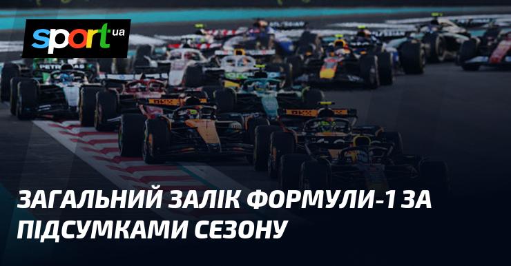 Підсумковий рейтинг Формули-1 за результатами сезону.