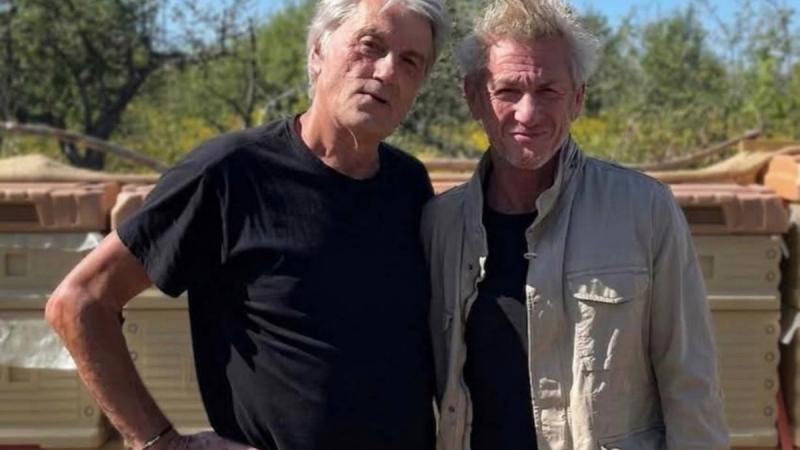 Ющенко висловив свої вітання Шону Пенну з приводу отримання нового 