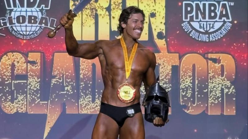 Син Шварценеггера став професійним культуристом після чергової перемоги на змаганнях.